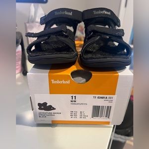 Timberland little kid sandals size 11